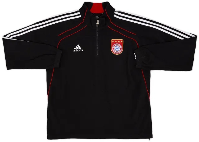2010-11 Bayern Munich adidas 1/4 Zip Fleece Top - 8/10 - (L/XL)