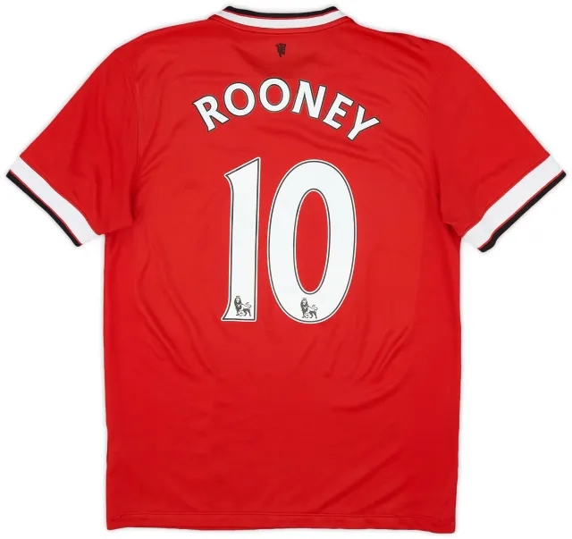 Nike 2014-15 Manchester United Home Shirt Rooney #10 - 5/10 - (XL)