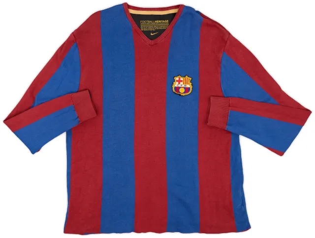 2007-08 Barcelona Nike Football Classics Sweat Top - 7/10 - (XXL)