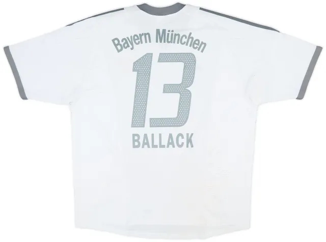 adidas 2002-03 Bayern Munich Away Shirt Ballack #13 - 5/10 - (XL)