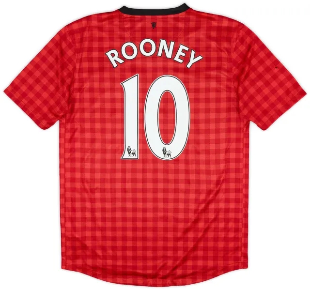 Nike 2012-13 Manchester United Home Shirt Rooney #10 - 5/10 - (M)
