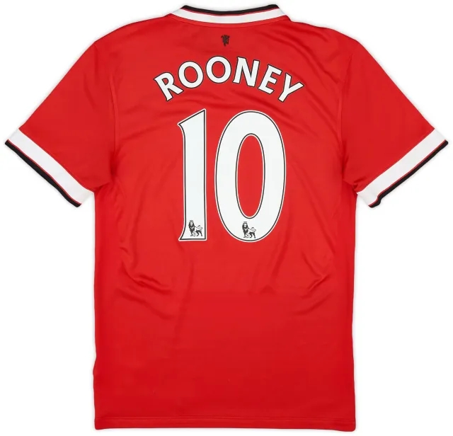 Nike 2014-15 Manchester United Home Shirt Rooney #10 - 5/10 - (S)