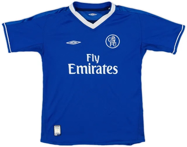 Umbro 2003-05 Chelsea Home Shirt - 8/10 - (M.Boys)