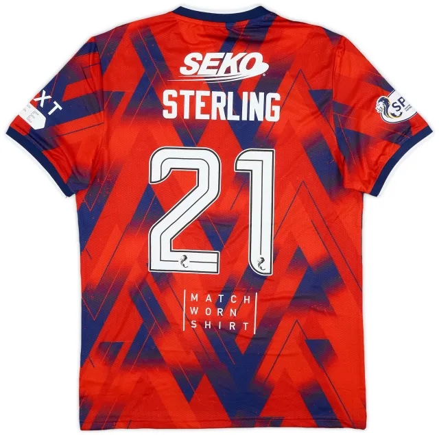 Castore 2023-24 Rangers Match Issue Fourth Shirt Sterling #21