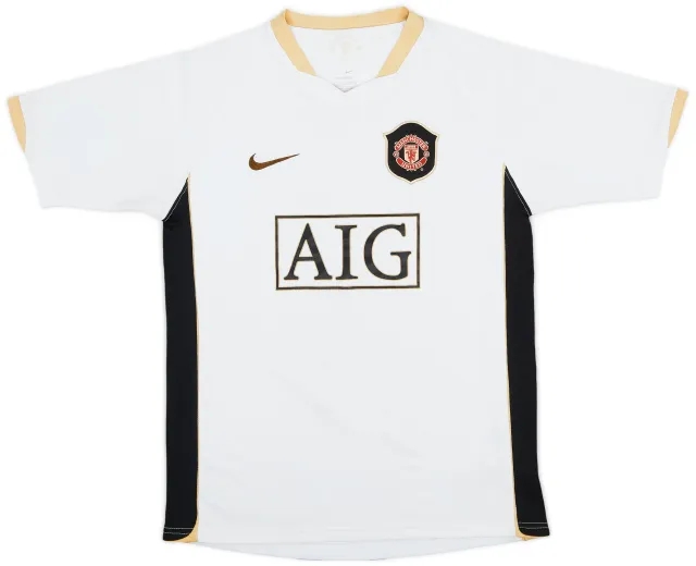 Nike 2006-08 Manchester United Away Shirt - 8/10 - (L.Boys)