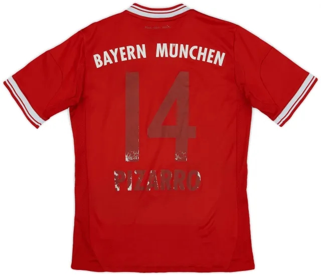 adidas 2013-14 Bayern Munich Home Shirt Pizarro #14 - 4/10 - (XL.Boys)