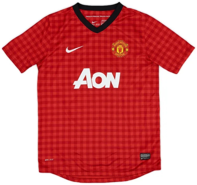 Nike 2012-13 Manchester United Home Shirt - 6/10 - (L.Boys)