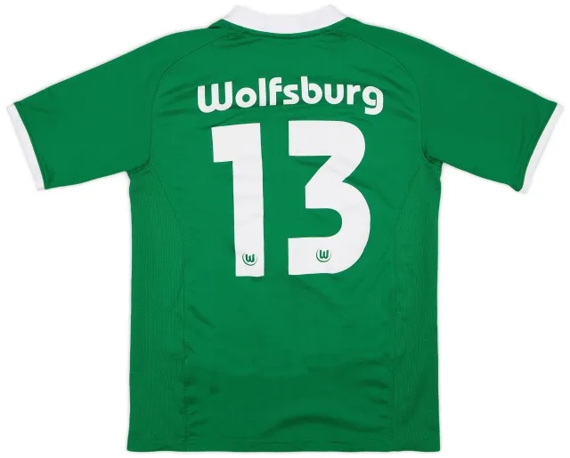 Nike 2008-09 Wolfsburg Home Shirt #13 - 7/10 - (L.Boys)