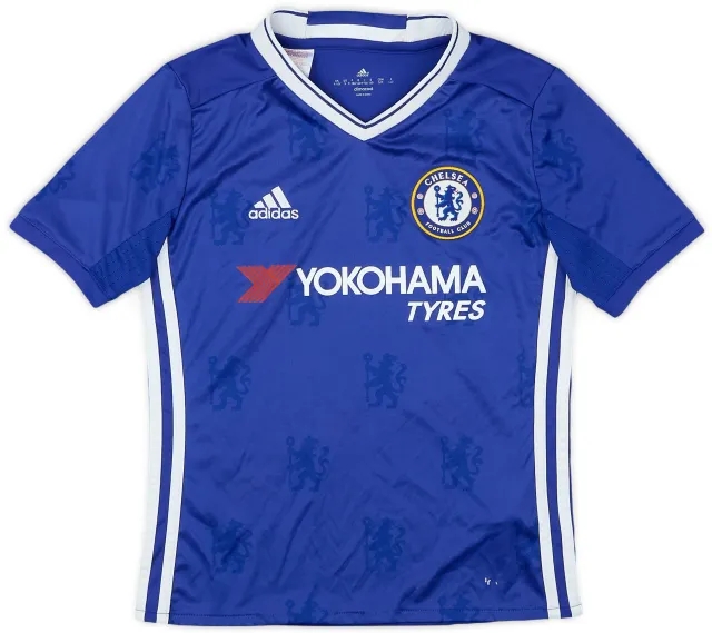 adidas 2016-17 Chelsea Home Shirt - 8/10 - (S.Boys)