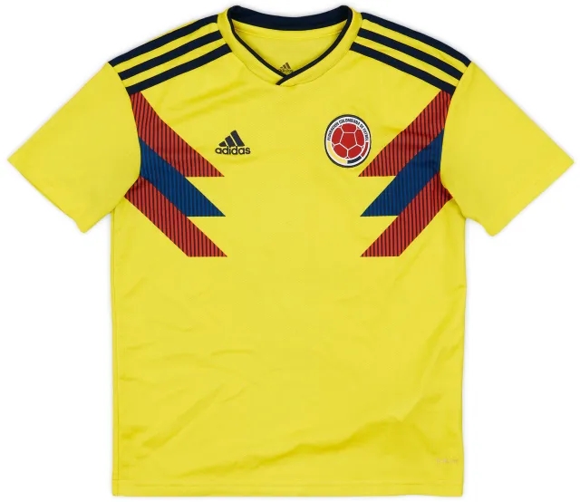 adidas 2018-19 Colombia Home Shirt - 8/10 - (M.Boys)