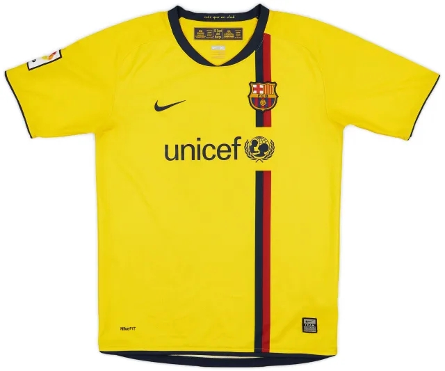 Nike 2008-10 Barcelona Away Shirt - 7/10 - (XL.Boys)