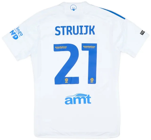 adidas 2023-24 Leeds Match Issue Home Shirt Struijk #21