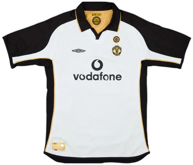 Umbro 2001-02 Manchester United Centenary Away/Third Shirt - 6/10 - (L.Boys)
