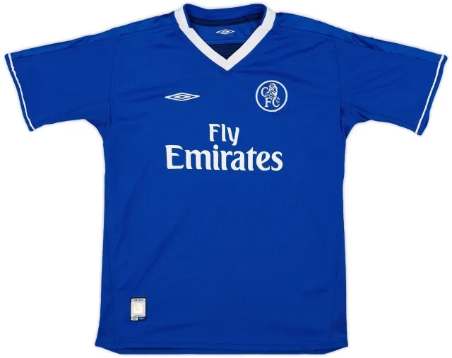 Umbro 2003-05 Chelsea Home Shirt - 8/10 - (XL.Boys)