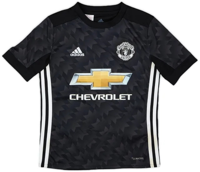 adidas 2017-18 Manchester United Away Shirt - 8/10 - (S.Boys)