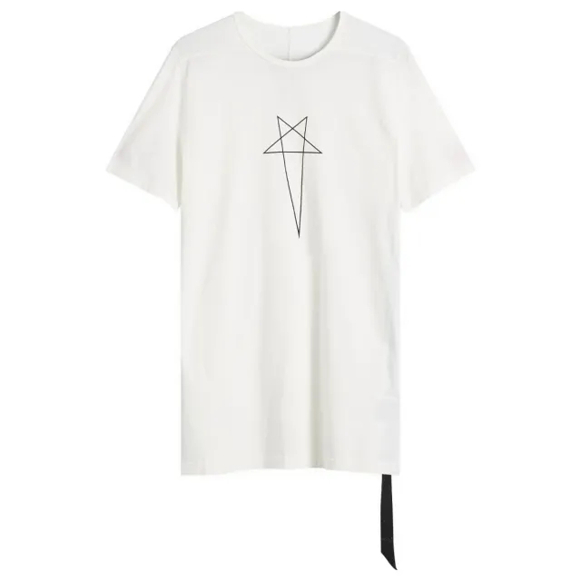 Rick Owens DRKSHDW Men's Level T-Shirt Milk/Black