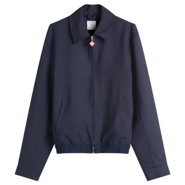 Casablanca Men's Tailored Sports Jacket Navy