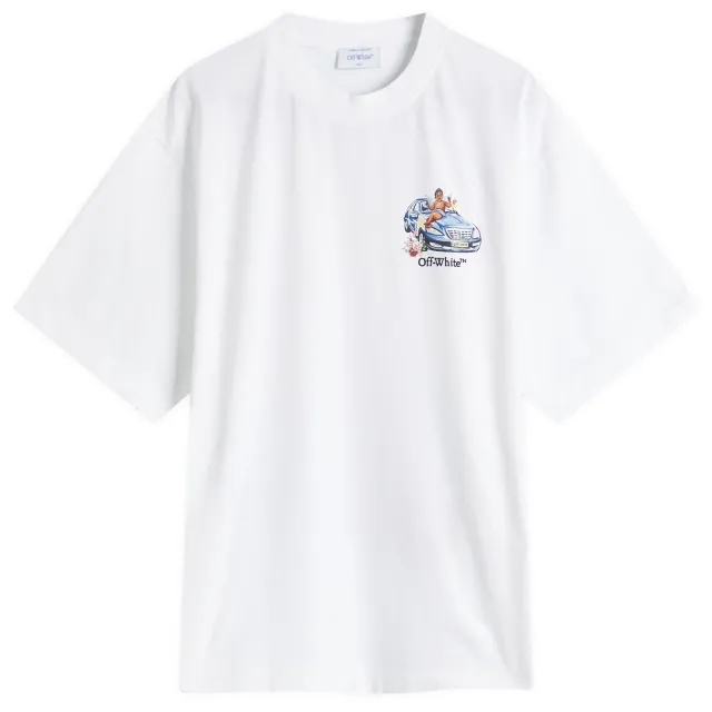 Off-White Men's Fresco Arrow Skate T-Shirt White/Black