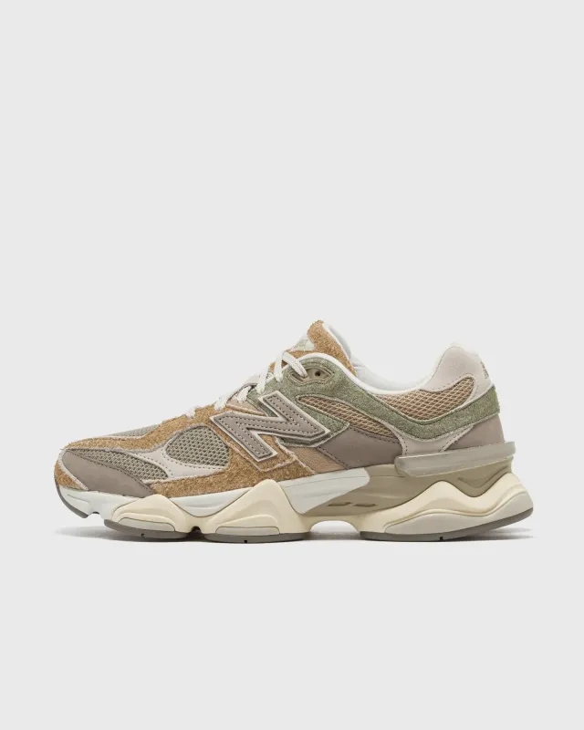 New Balance Unisex 9060 in Green/Beige/Brown Suede/Mesh