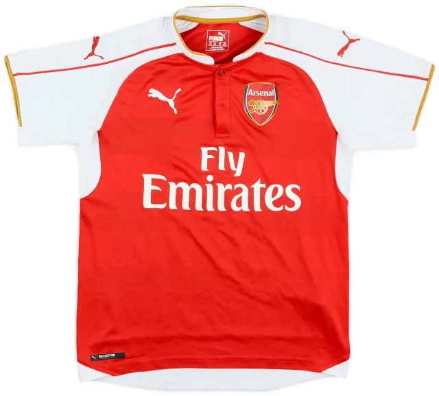 Puma 2015-16 Arsenal Home Shirt - 8/10 - (XL.Boys)