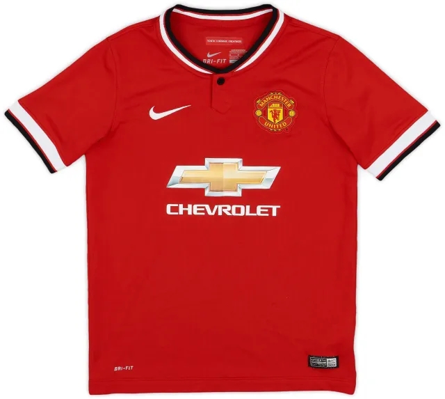 Nike 2014-15 Manchester United Home Shirt - 8/10 - (M.Boys)