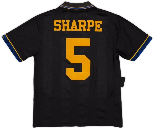 Umbro 1993-95 Manchester United Away Shirt Sharpe #5 - 6/10 - (L.Boys)