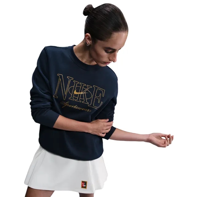 Nike Club Women Sweatshirts - Blue