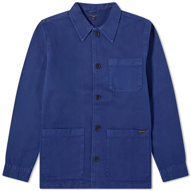 Nudie Jeans Co Nudie Barney Worker Jacket Mid Blue