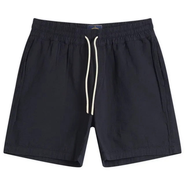 Portuguese Flannel Men's Atlantico Seersucker Shorts Navy