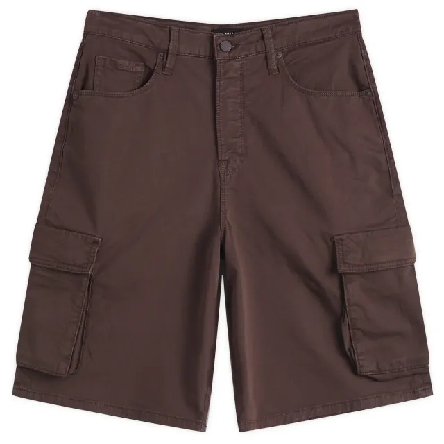 Good American Women's Twill Cargo Short Bark