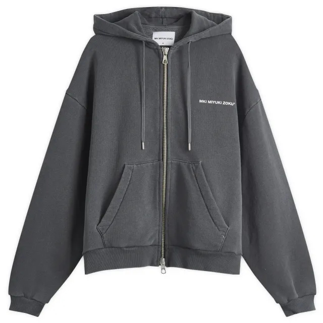 MKI Men's Uniform Zip Hoodie Pigment Black