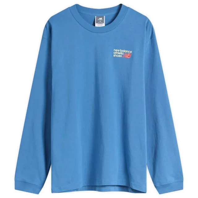 New Balance Athletics Premium Logo Long Sleeve Parchment