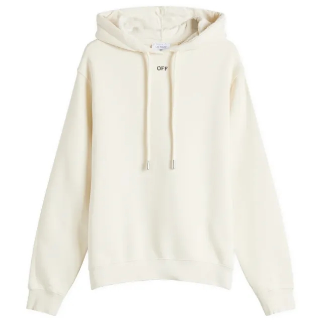 Off-White Women's Cloud Arrow Regular Hoodie White Asparagus