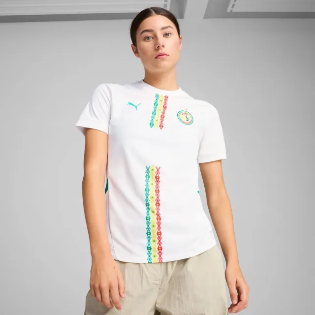 PUMA Senegal 2025 Home Jersey Women, White/Sport Green