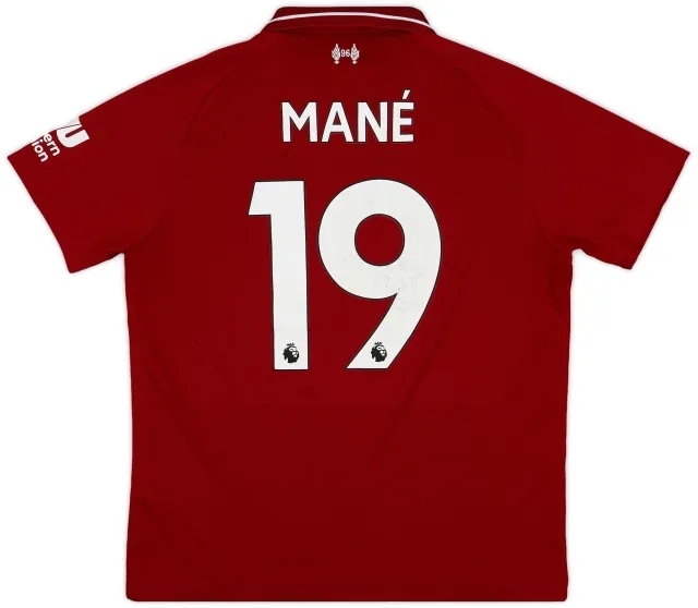 NewBalance 2018-19 Liverpool Home Shirt Mane #19 - 7/10 - (M)