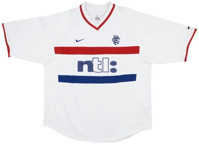 Nike 2000-01 Rangers Away Shirt - 9/10 - (XL)