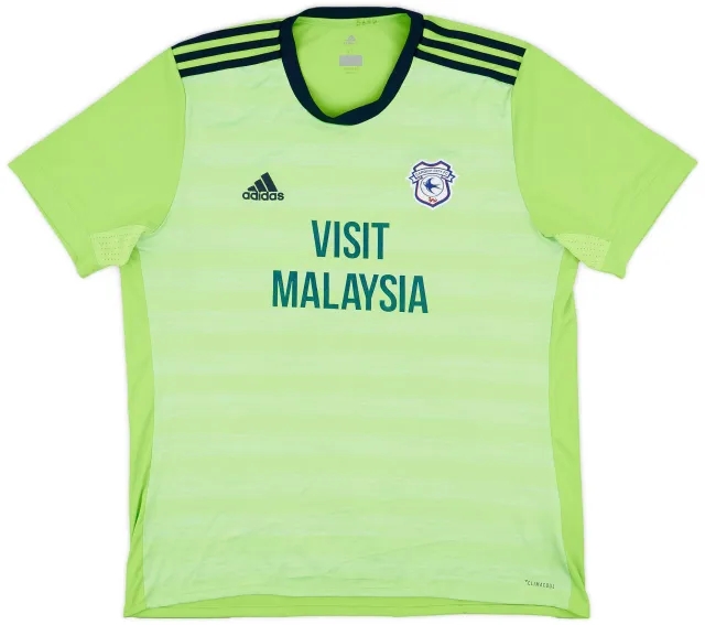 adidas 2017-18 Cardiff City Away Shirt - 7/10 - (XL)