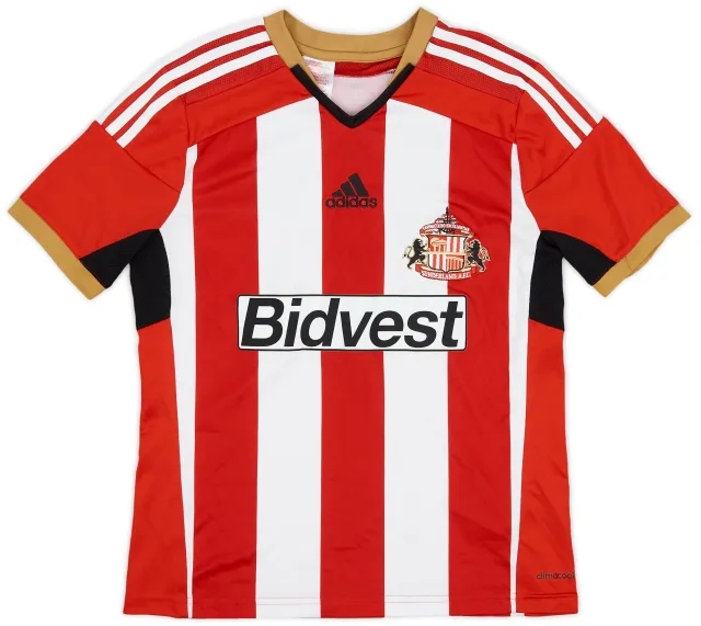 adidas 2014-15 Sunderland Home Shirt - 9/10 - (XL.Boys)
