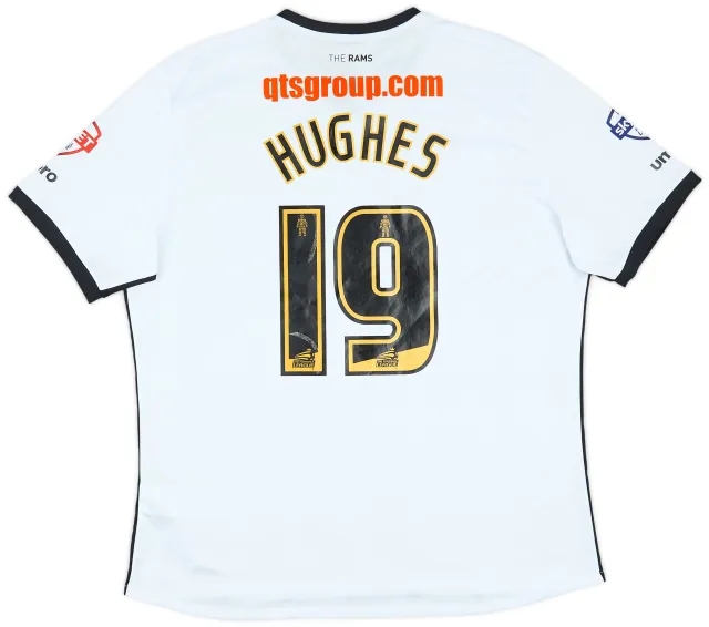 Umbro 2015-16 Derby County Home Shirt Hughes #19 - 7/10 - (XXL)