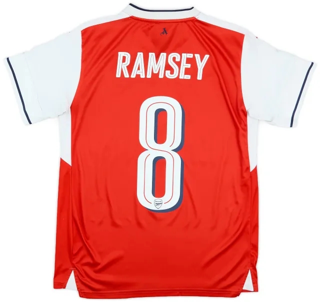 Puma 2016-17 Arsenal Home Shirt Ramsey #8 - 7/10 - (M)