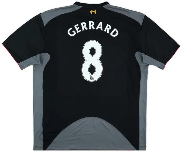 2012-13 Liverpool Away Shirt Gerrard #8 - 6/10 - (3XL)
