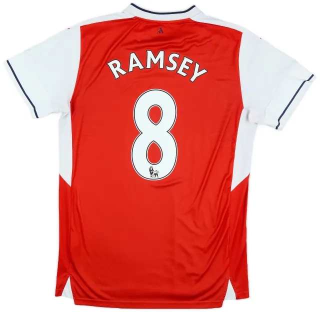 Puma 2016-17 Arsenal Home Shirt Ramsey #8 - 7/10 - (M)