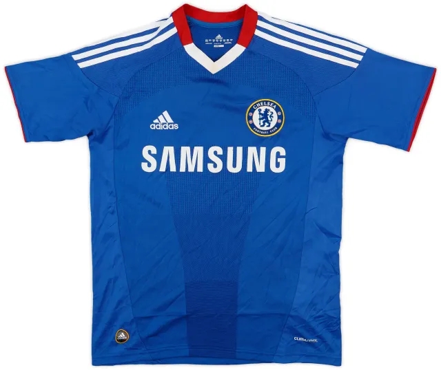 adidas 2010-11 Chelsea Home Shirt - 9/10 - (L.Boys)