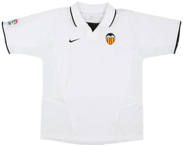 Nike 2002-03 Valencia Home Shirt - 5/10 - (XL.Boys)