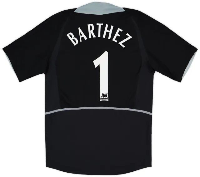 Nike 2002-04 Manchester United GK S/S Shirt Barthez #1 - 9/10 - (M)
