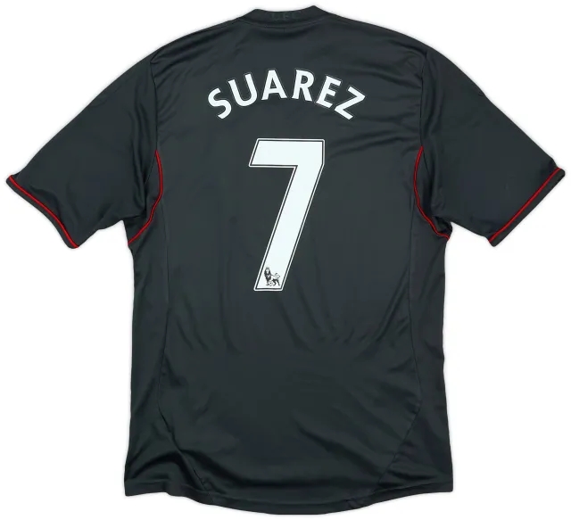 adidas 2011-12 Liverpool Away Shirt Suarez #7 - 4/10 - (M)