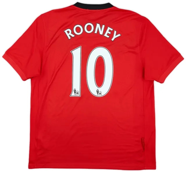 Nike 2009-10 Manchester United Home Shirt Rooney #10 - 8/10 - (L)