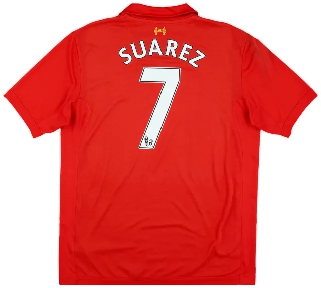 2012-13 Liverpool Home Shirt Suarez #7 - 5/10 - (L)