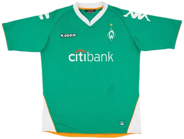 Kappa 2007-08 Werder Bremen Home Shirt - 8/10 - (XXL)