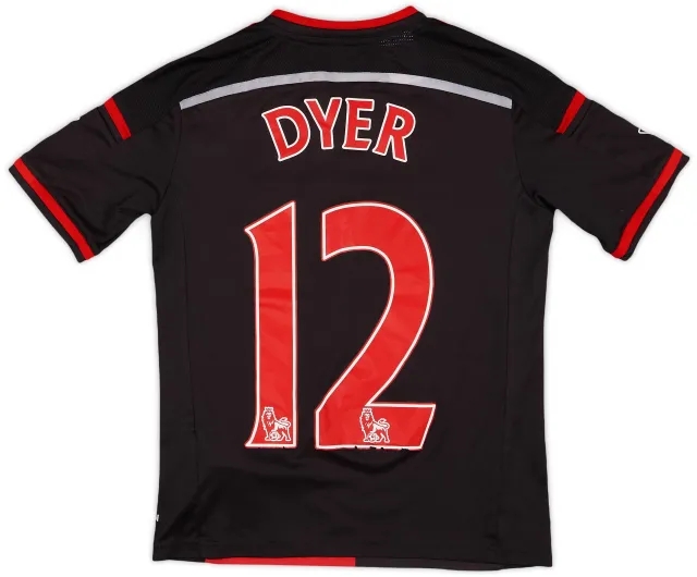 adidas 2014-15 Swansea Away Shirt Dyer #12 - 6/10 - (L.Boys)